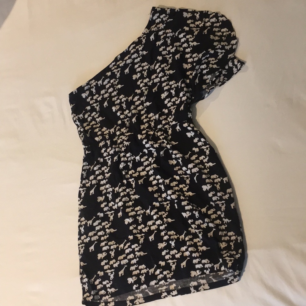 One Shoulder safari dress